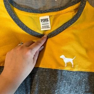 XS pink and yellow PINk shirt